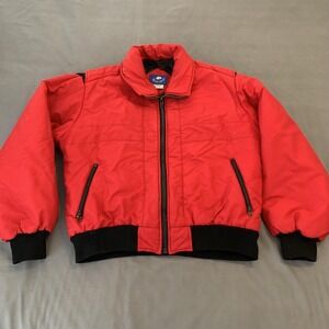 Arctic Circle Jacket Mens XL Red Nylon Bomber Insulated‎ Puffer Winter Coat